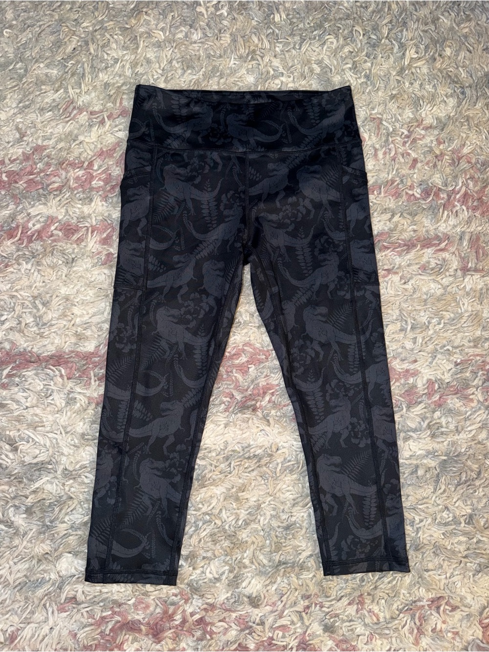 Constantly Varied Gear dinosaur patterned leggings M